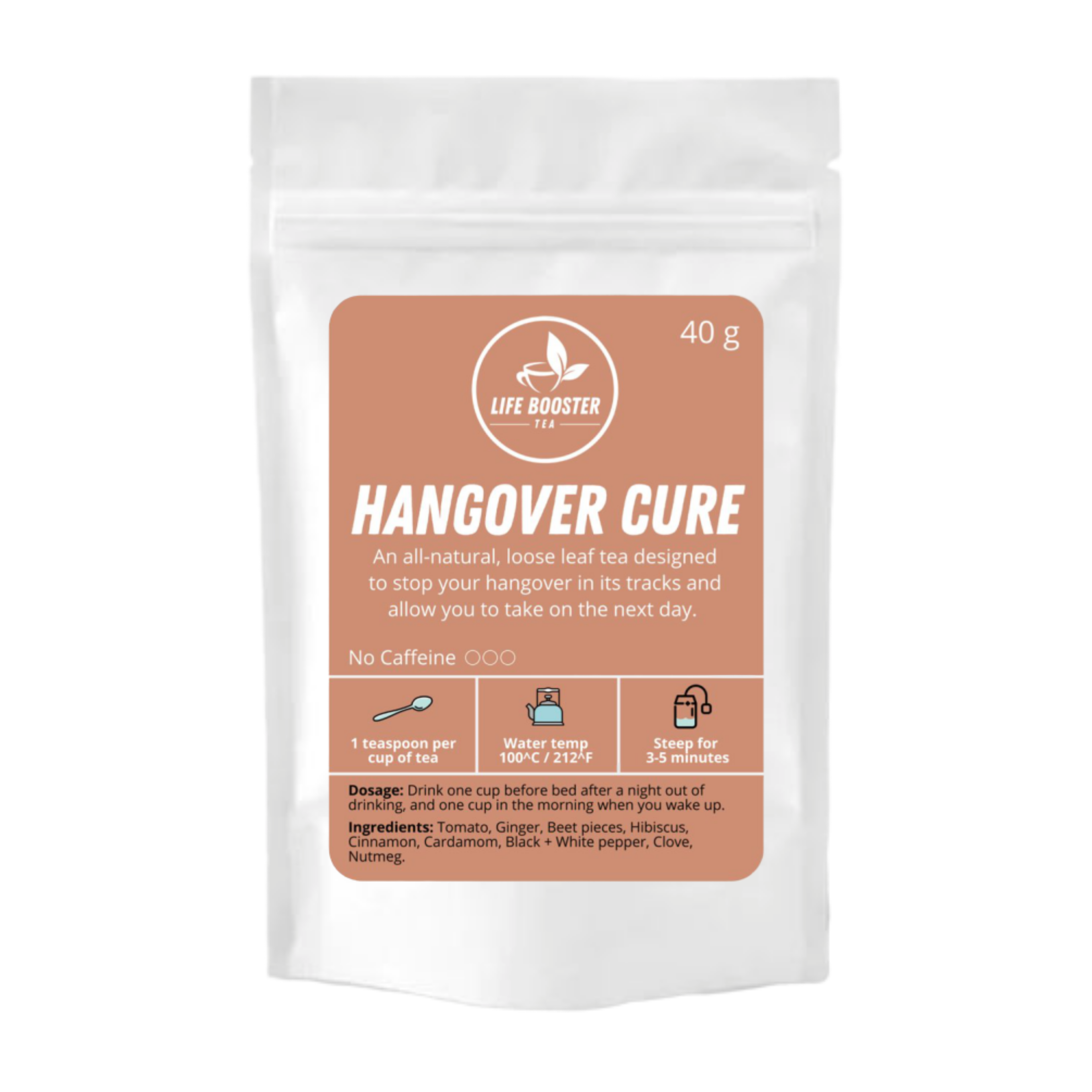 Life Booster Tea - Wholesale Gezondheid/Detox thee - Thee tegen kater - Hangover Cure Tea0