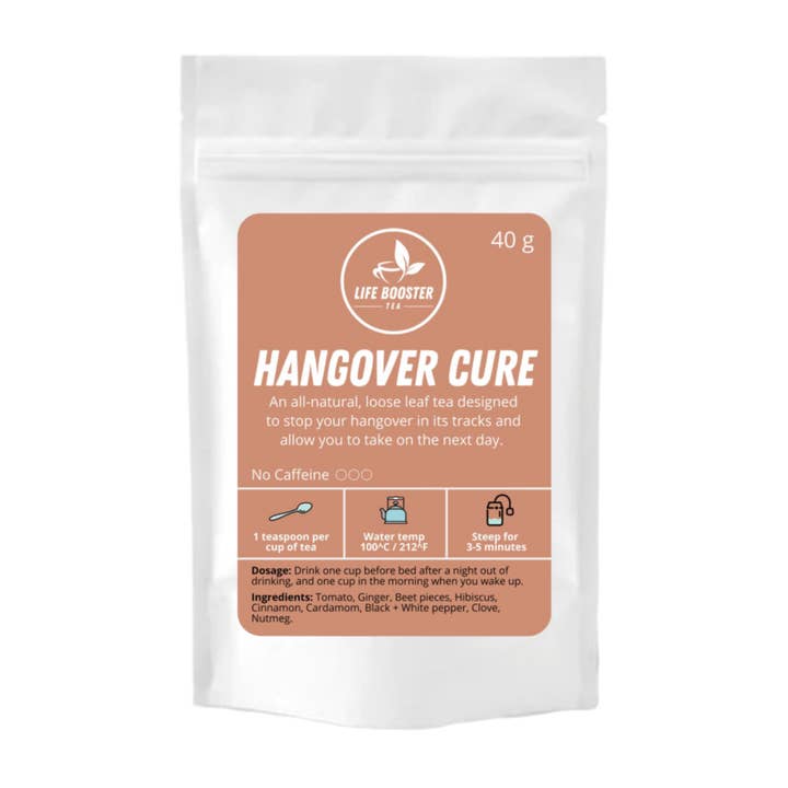 Life Booster Tea - Wholesale Gezondheid/Detox thee - Thee tegen kater - Hangover Cure Tea