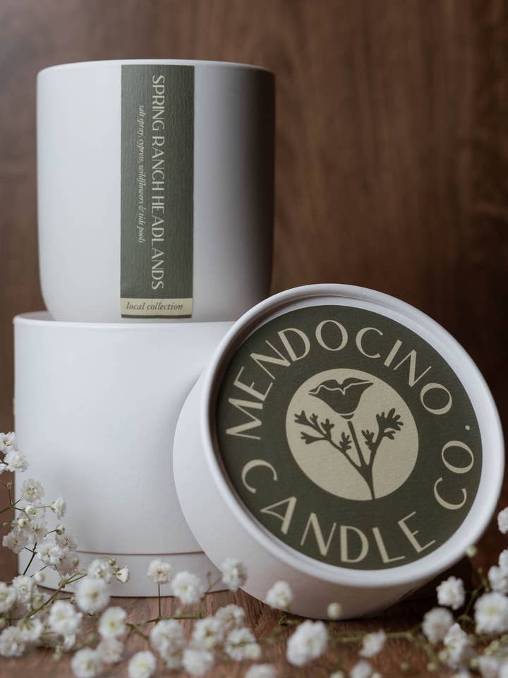 Spring Ranch Headlands - Nordic Ceramic Tumbler for wholesale by Mendocino Candle Co.