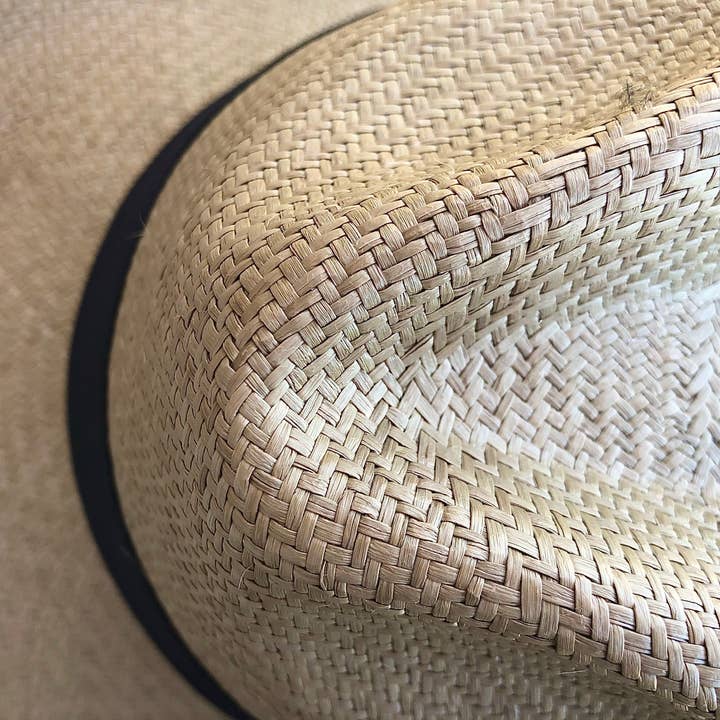 AWANA - Wholesale Strohoed - Dames - Klassieke Toquilla strohoed voor haar (Panama hoed)