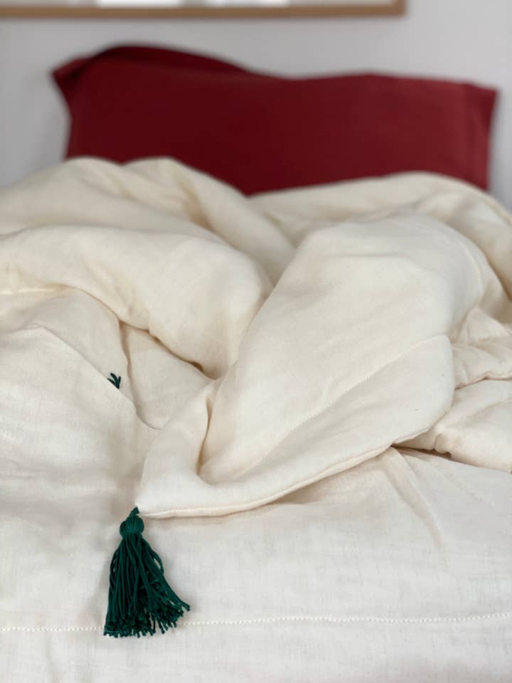 MARILOU Fleecefilt//Ecru/Sapin för wholesale av bihan