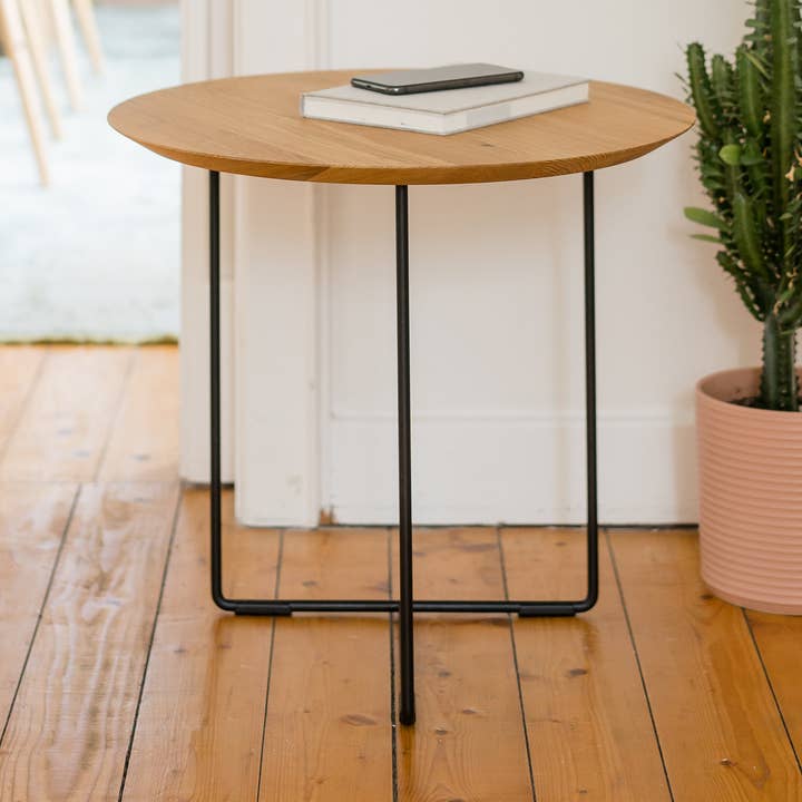 Oak 01 Side Table | Size S | Black for wholesale by Weld & Co Manuel Welsky