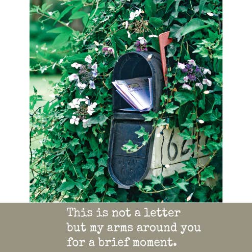 Bonair Daydreams - Wholesale Thinking of You Card - 646TOY: This is not a letter but my arms around you for a br