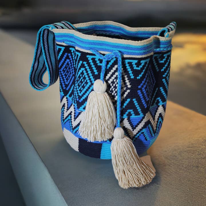Kailani Handmade Wayuu Mochila Bag for wholesale by Wuitusu