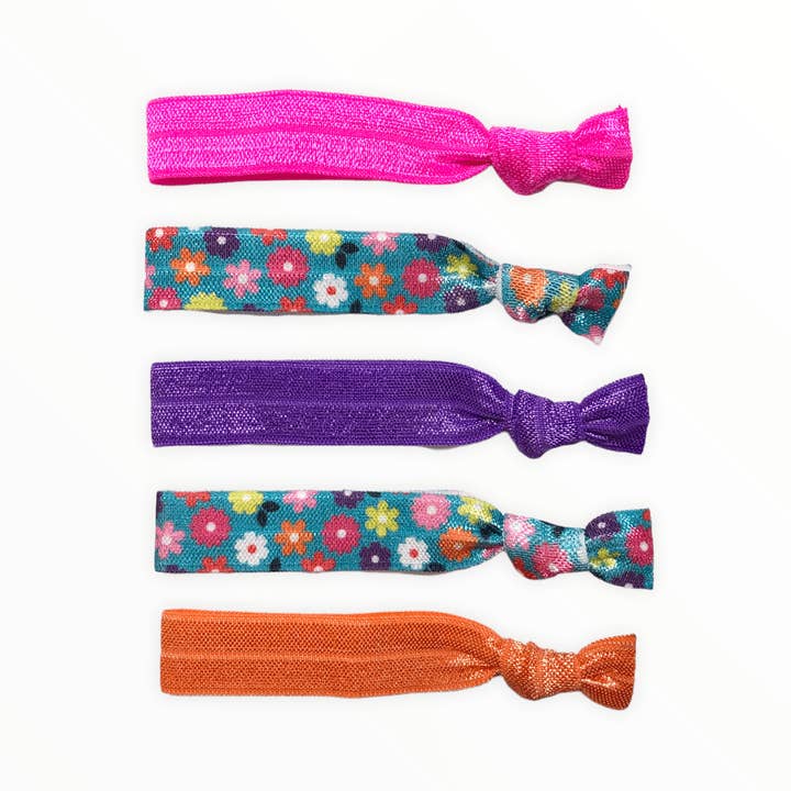 Jostina - Wholesale Hair Tie - Bright Florals