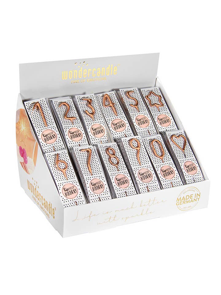 Hiphip hooray mini Assortment - Rose Gold - 144 pour la vente par Wondercandle