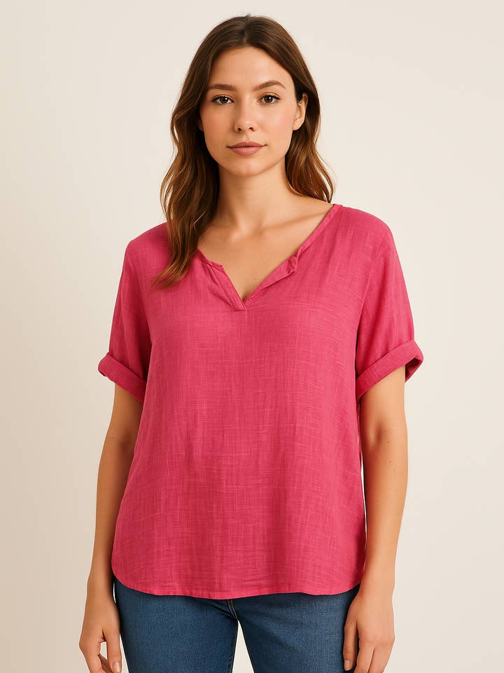 Lucy Sparks – wholesale T-shirt – women's – 100% cotton t-shirt semi sheer