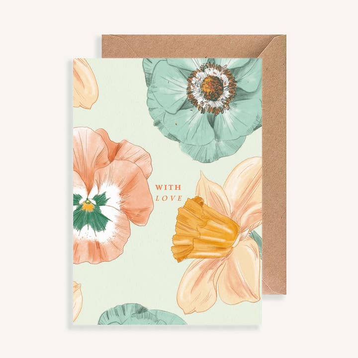Septembre Papeterie - Wholesale Love Card - Illustrated postcard - with envelope - Mars0