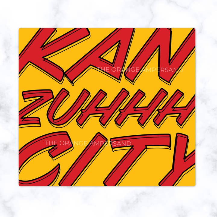 Autocollants de football KanzuhhCity KC | Autocollant de football KC pour la vente par The Orange Ampersand