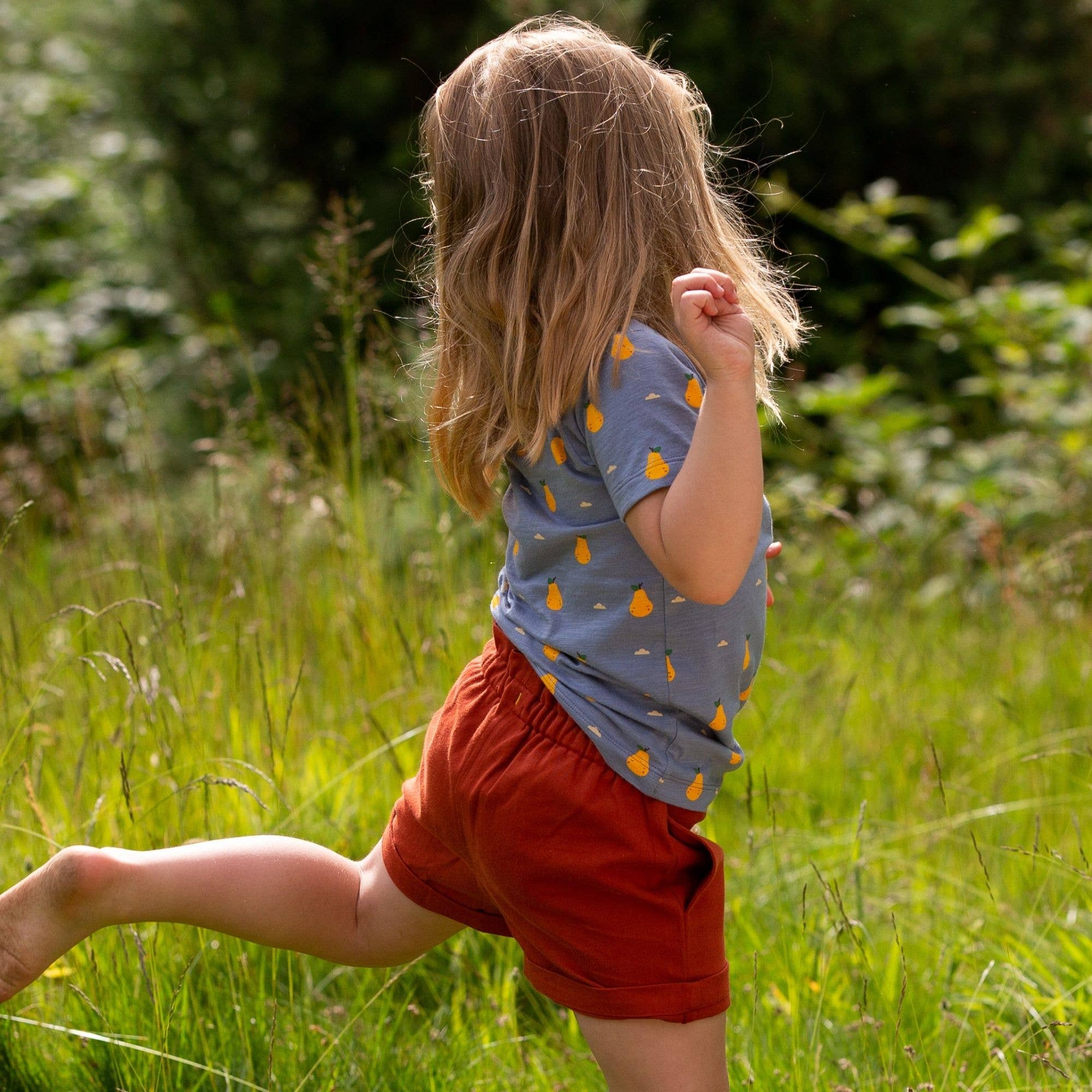 Sunshine Pear Organic Short Sleeve T-Shirt for wholesale on Faire2