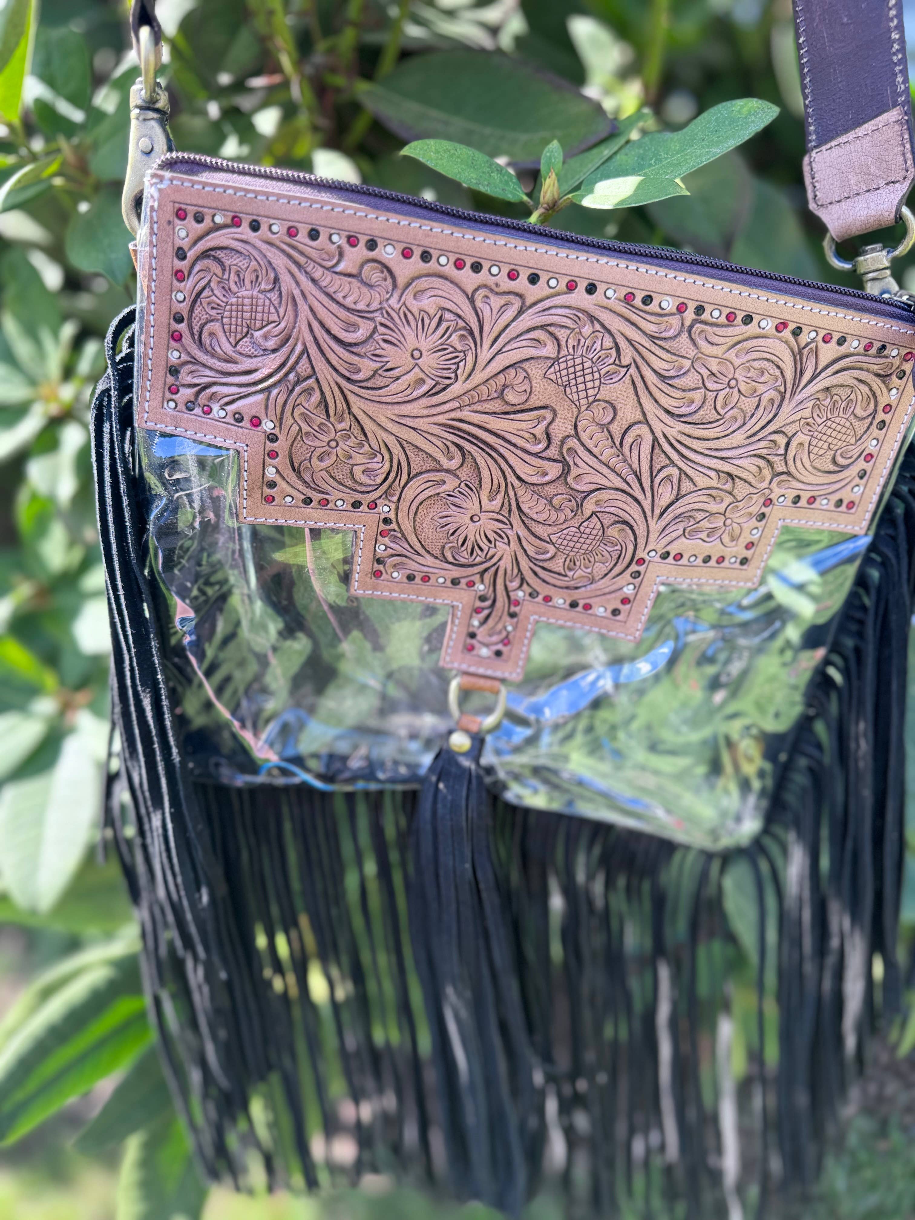 FRINGE & LUXE - Vendita all'ingrosso Borsa a tracolla - Donna - Borsa da stadio in pelle con attrezzi1