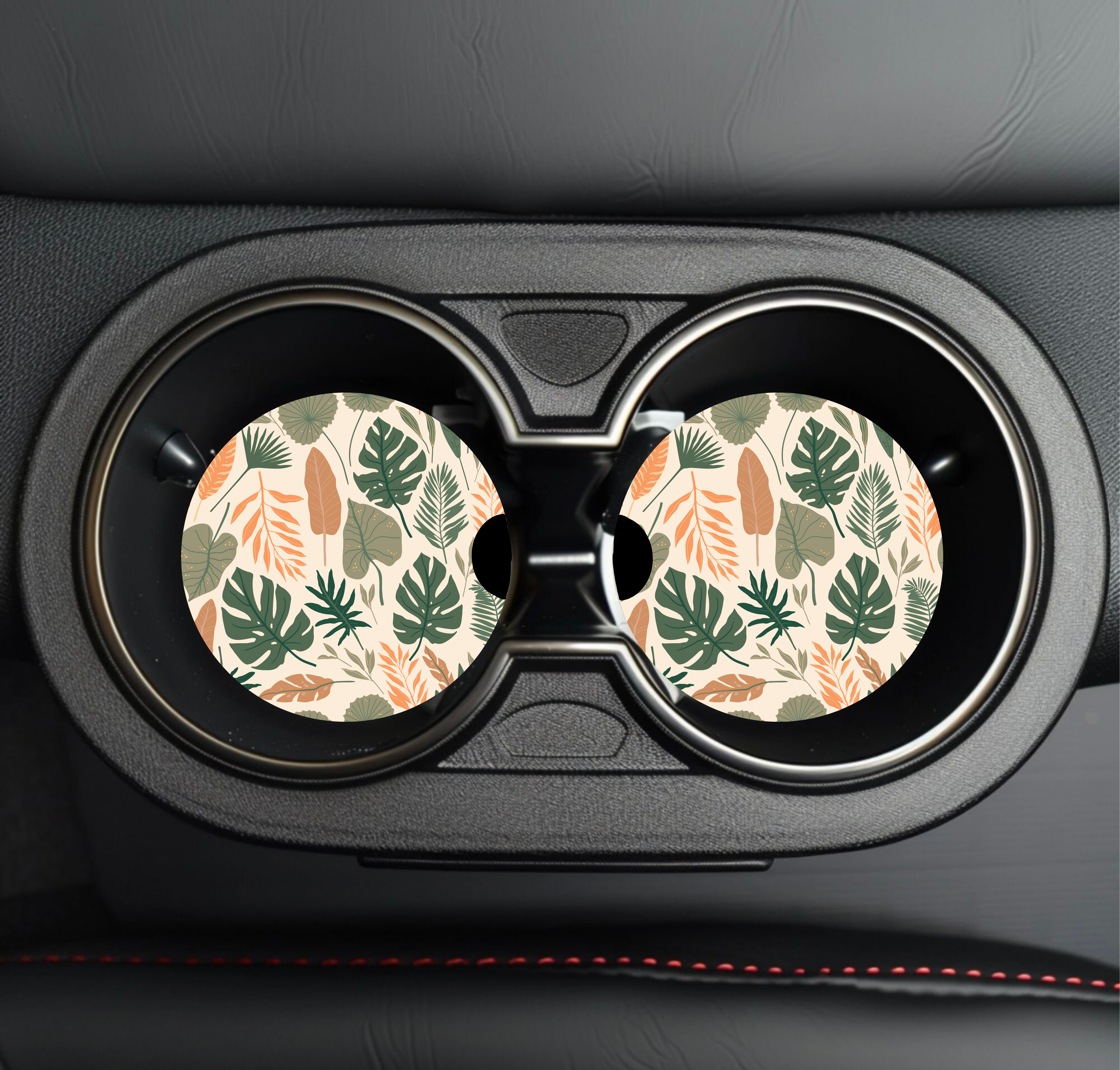 Thirty Three Prints – wholesale Car coaster – unisex – Set of 2 Car Coasters, Car Accessories, Christmas gifts7