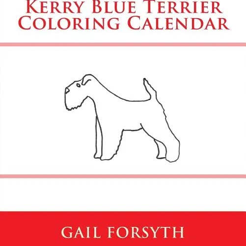 Books by splitShops - Wholesale Coloring & Activity Book - Kids & Baby - Kerry Blue Terrier Coloring Calendar - Paperback