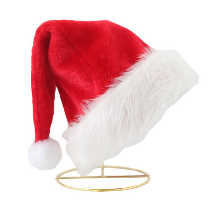 MKS America - Wholesale Beanie - Women's - Christmas Hat Velvet Long Santa Hat2