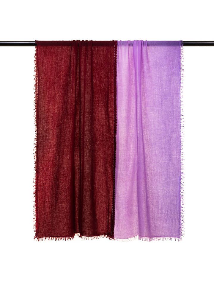 Ombre Double Layered Baby Wool Scarf | Anton for wholesale by OO-TO