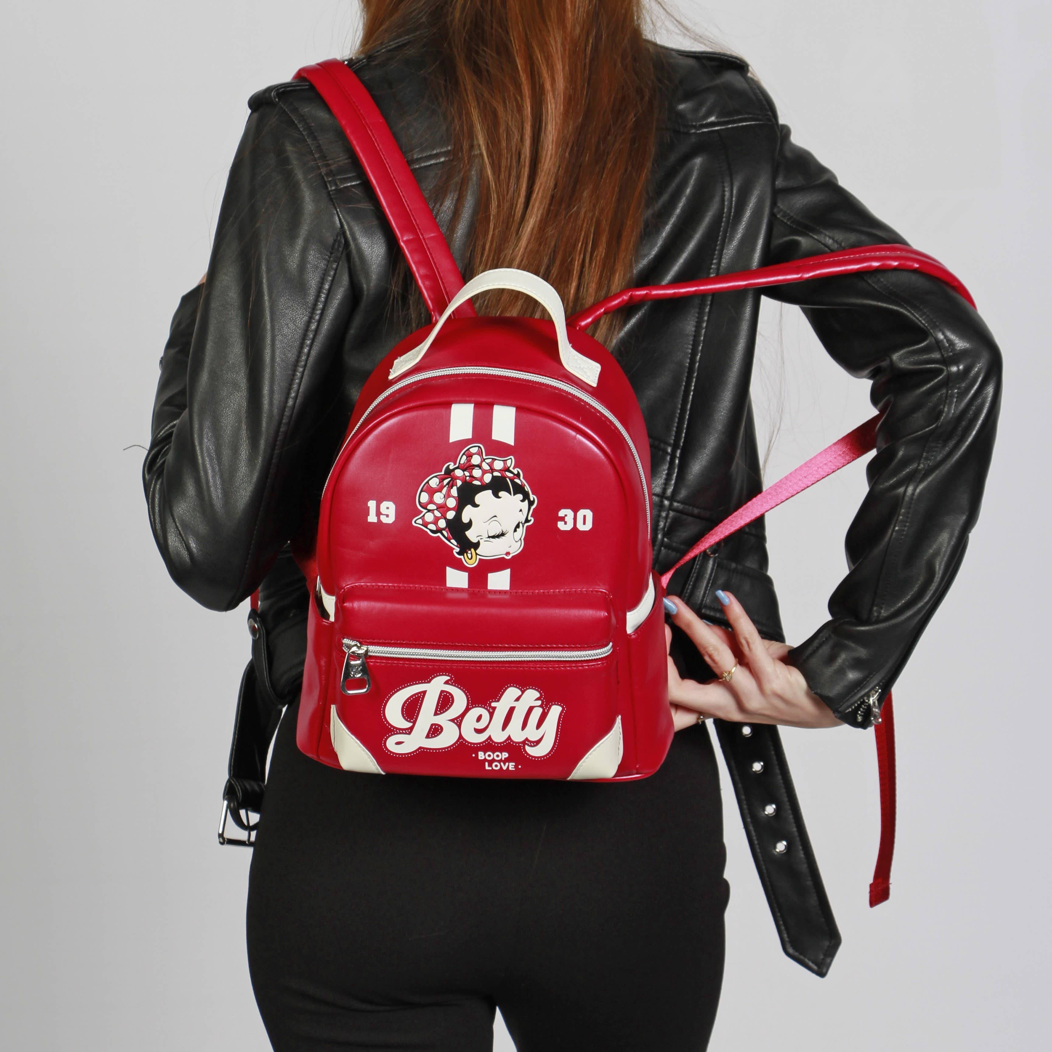 KARACTERMANIA - Wholesale Backpack - Women's - Betty Boop Varsity-Heady Backpack1