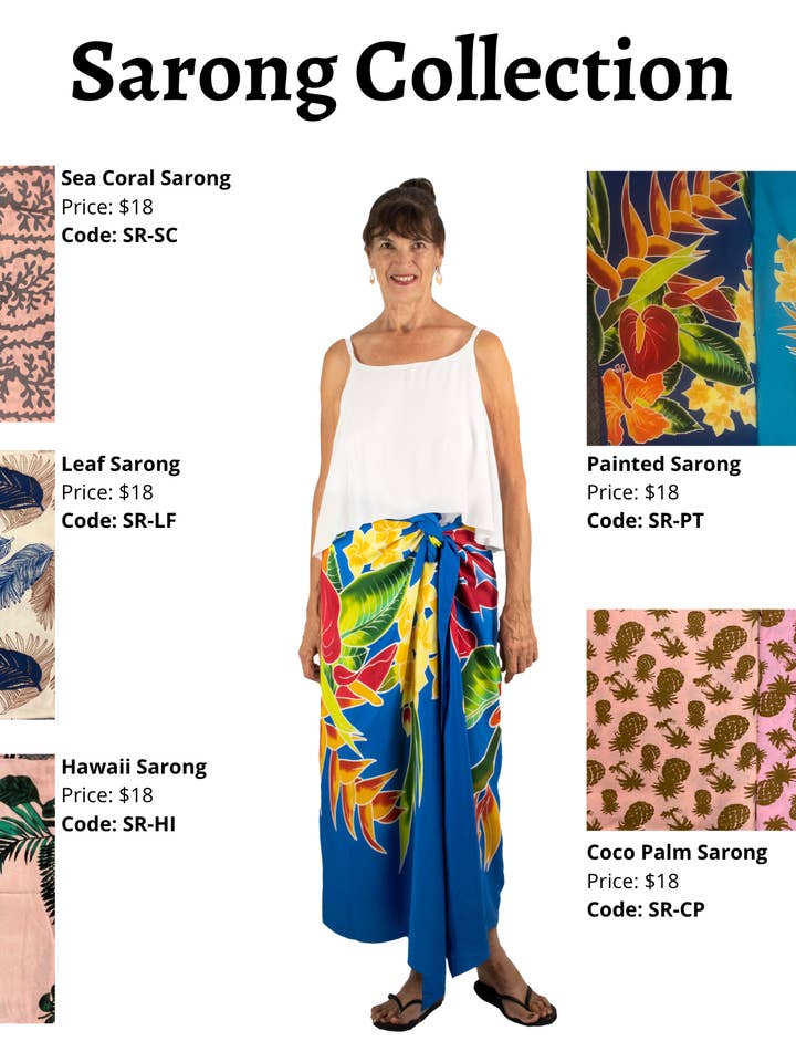 Sarong pour la vente par Lani Lau Hawaii