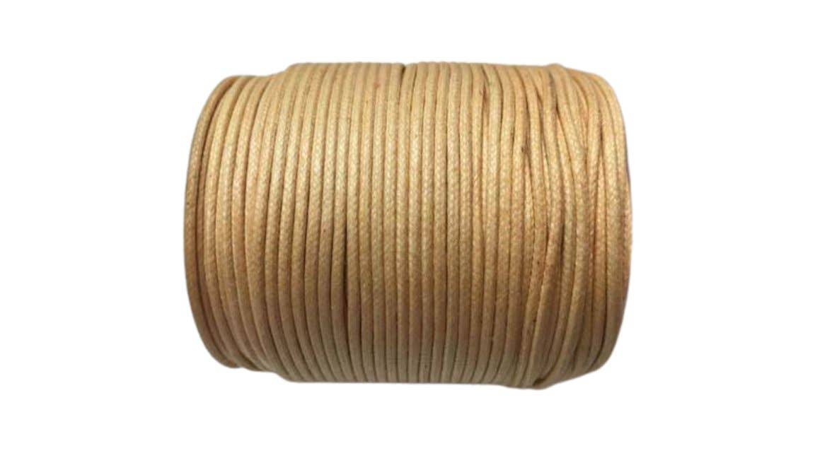 Sun Enterprises B.V. - Wholesale Craft Supplies - Wax Cotton Cords - 1mm - Natural0