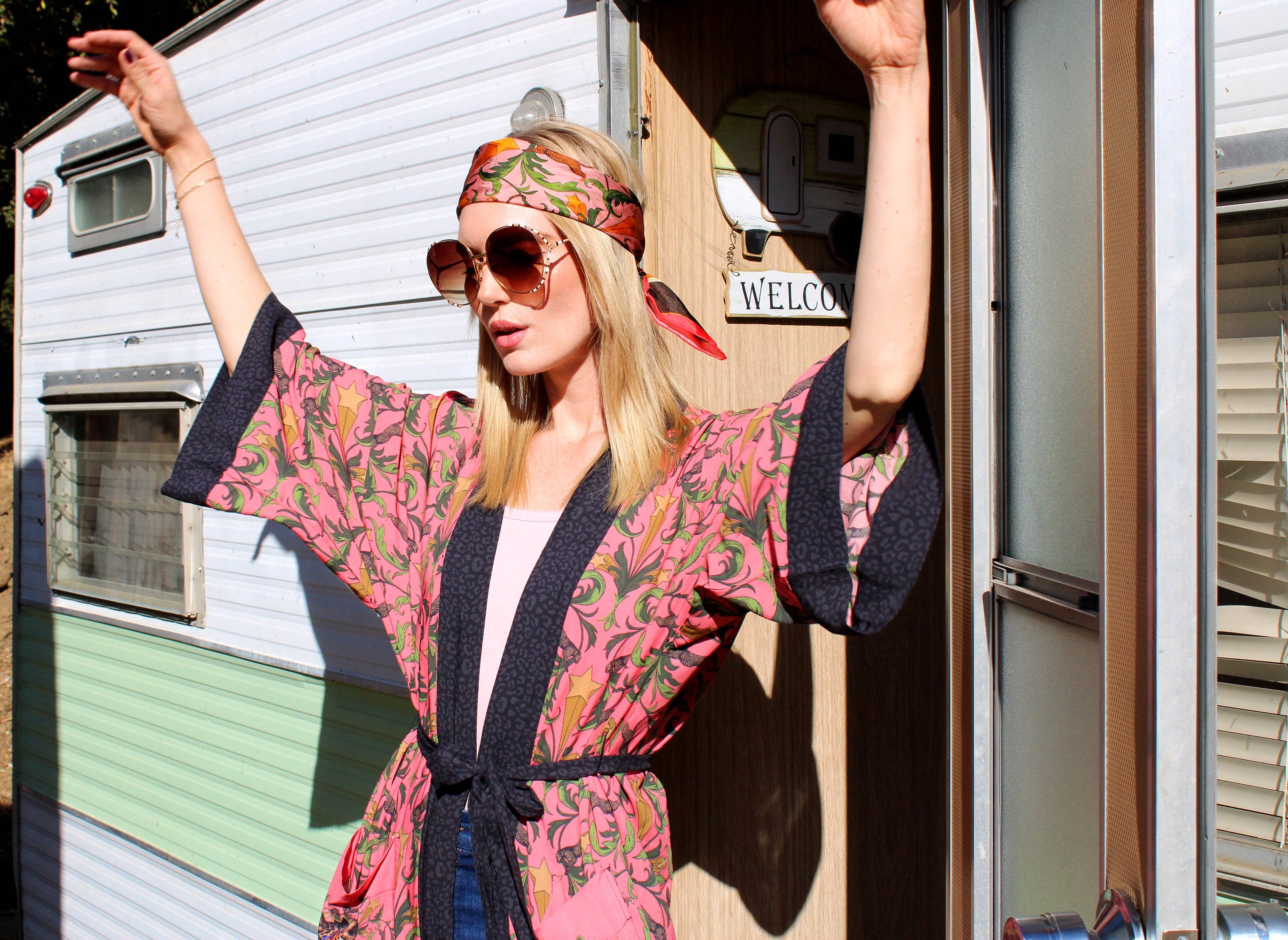 Henelle - Wholesale Kimono - Women's - Hollywood & Vine Duster Robe5