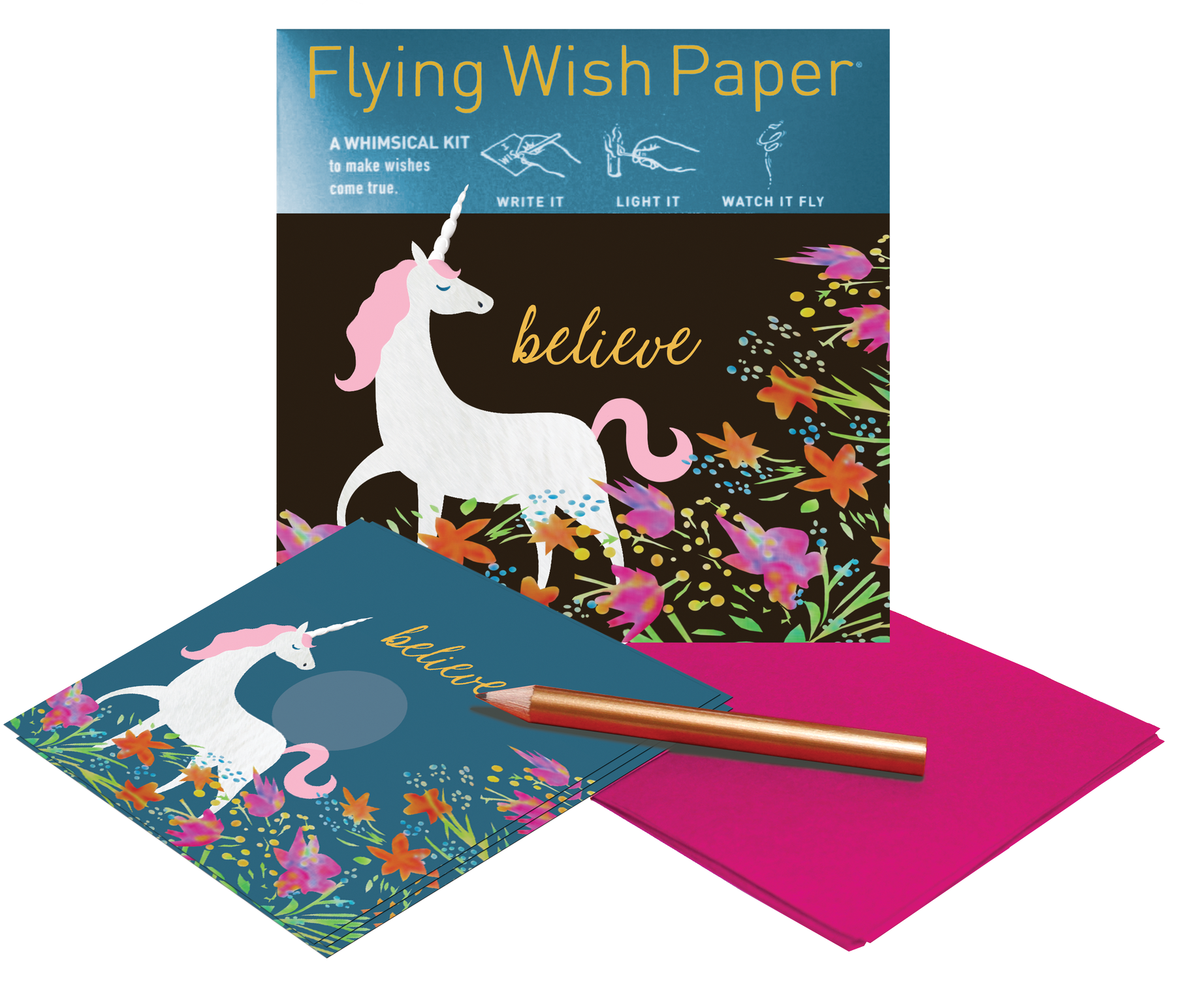FLYING WISH PAPER ® – wholesale Everyday greeting card – UNICORN – Best; Advent Magical Singing Bowls Holiday Gifts1