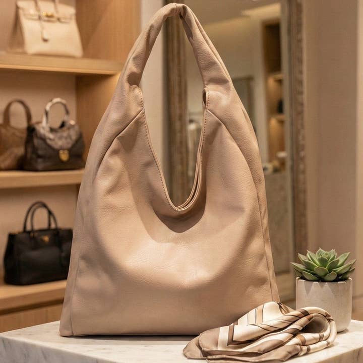 MiMi Wholesale - Wholesale Shoulder Bag - Women's - LMC001 Glenda Hobo Tote Bag1