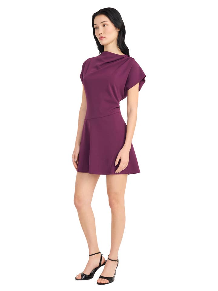 Maggy London Group - Wholesale Dress - Women's - COWL NECK MINI DRESS4