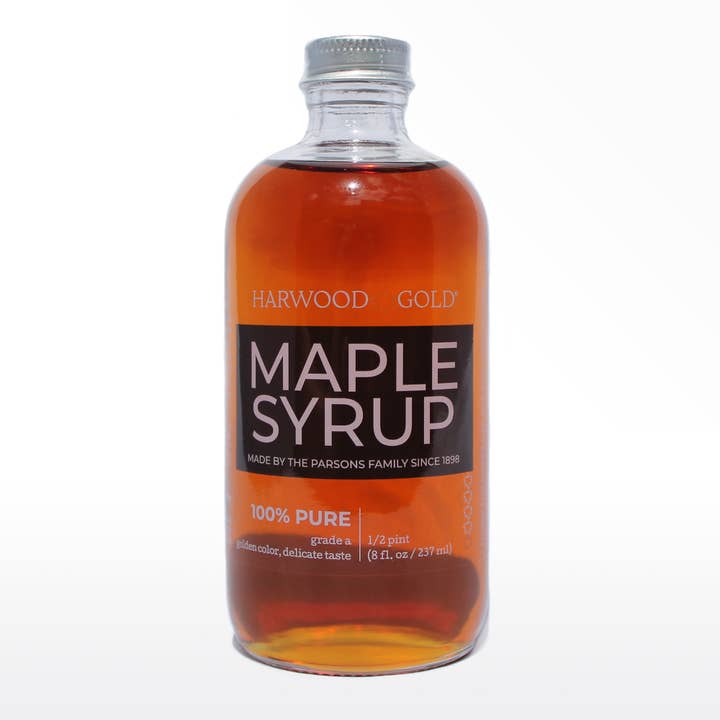 8oz - Pure Maple Syrup - Amber Color Rich Taste for wholesale by Harwood Gold