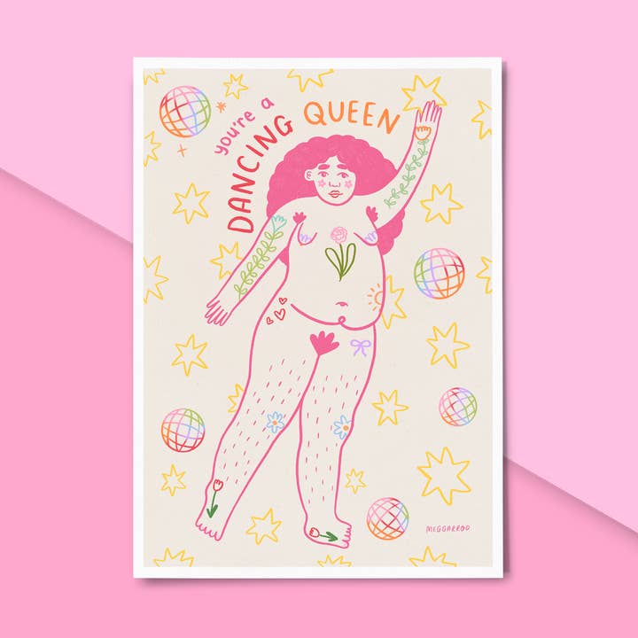 Dancing Queen Print for wholesale by Meg Garrod Art