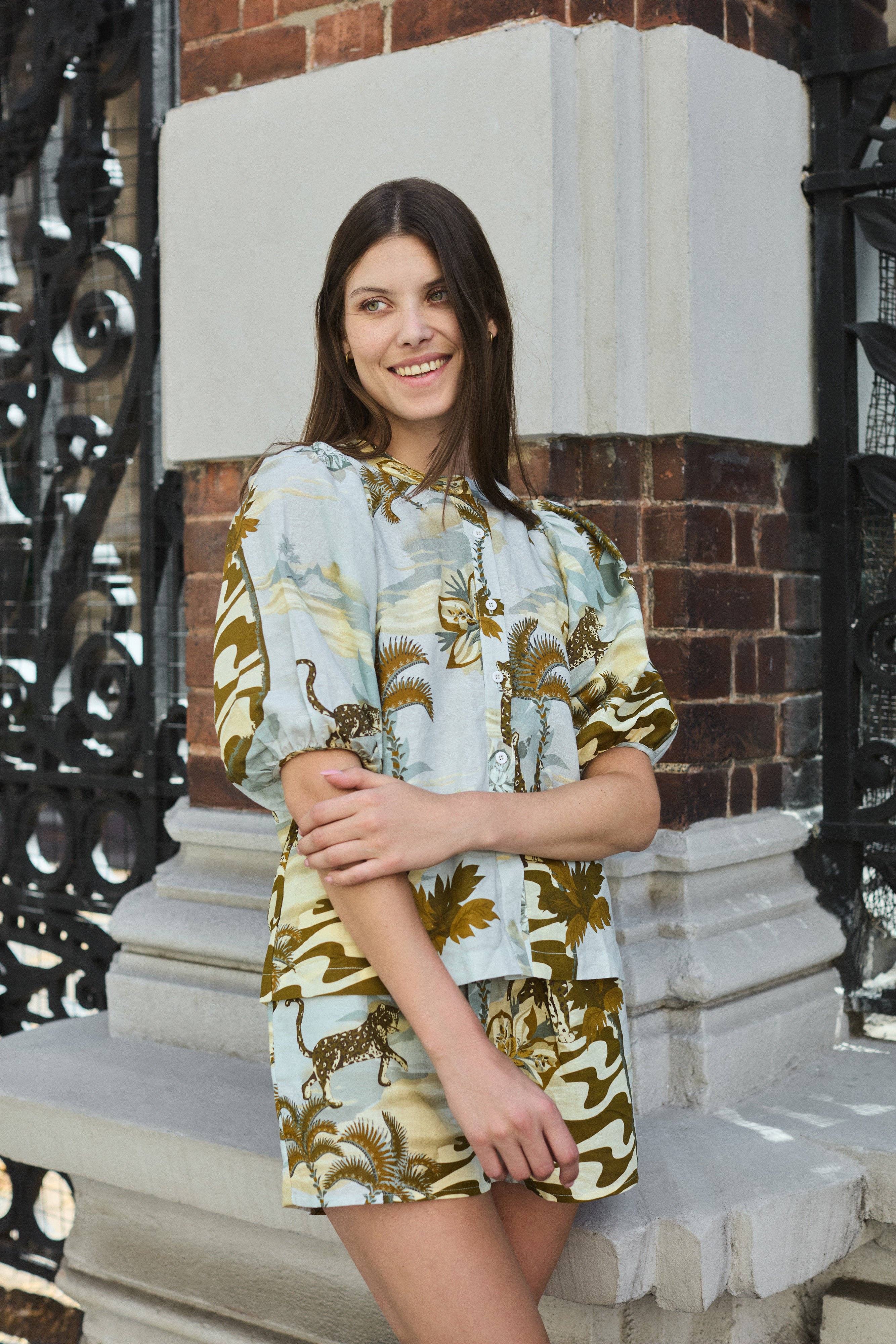 Las Sureñas – Engroshandel Skjorte med buttondown – til kvinder – Ballon Skjorte Ipanema2