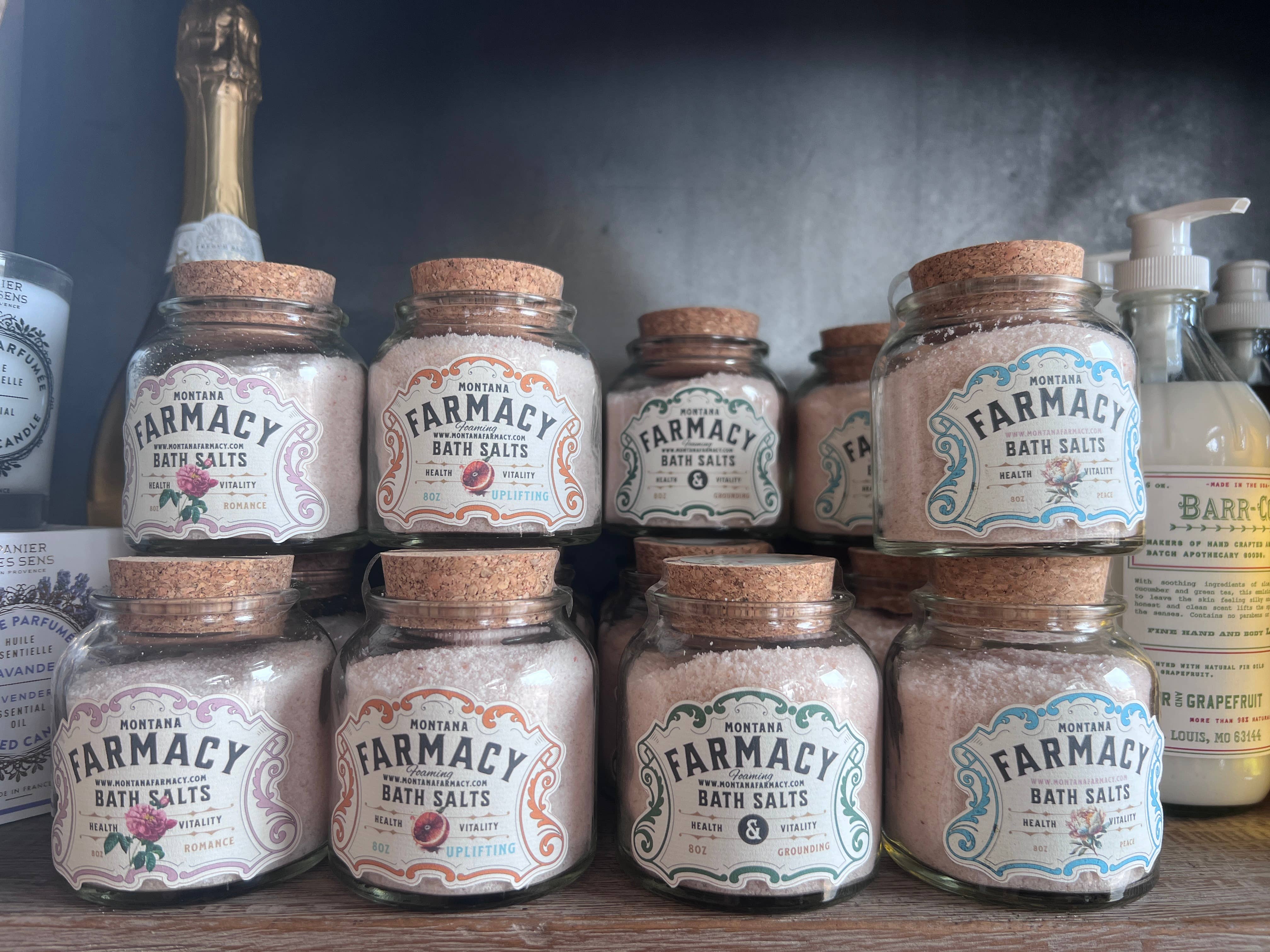 Montana Farmacy - Vente Sel de bain - Sels de bain moussants dans un pot d'apothicaire à l'ancienne Romance3