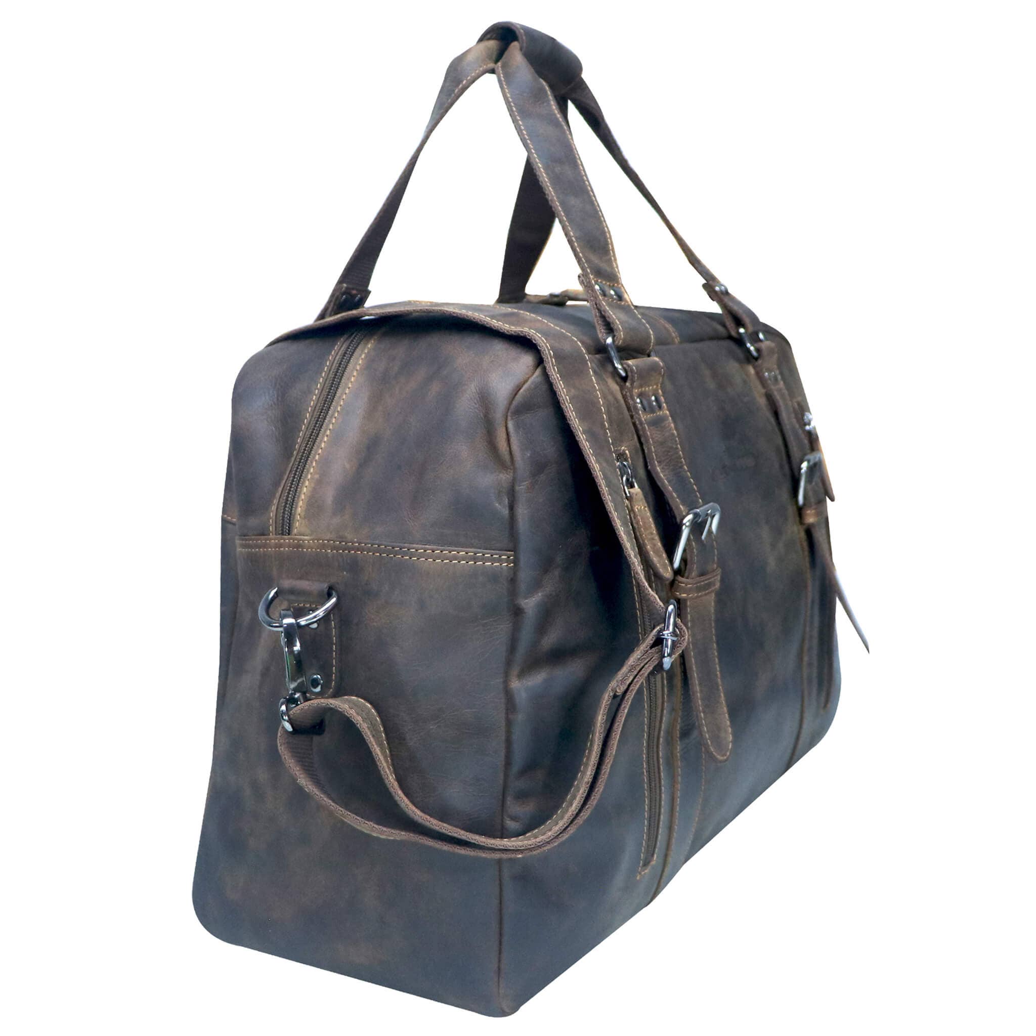 Greenwood - Wholesale Weekender Bag - Unisex - Rudy leather weekender men's duffle bag hand luggage women vint4