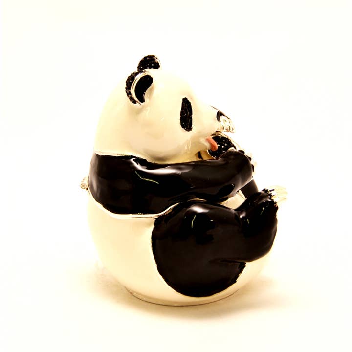 Ciel Collectables - Wholesale Jewelry Box/Organizer - Big Panda Trinket Box. Hand Made with Swarovski Crystals