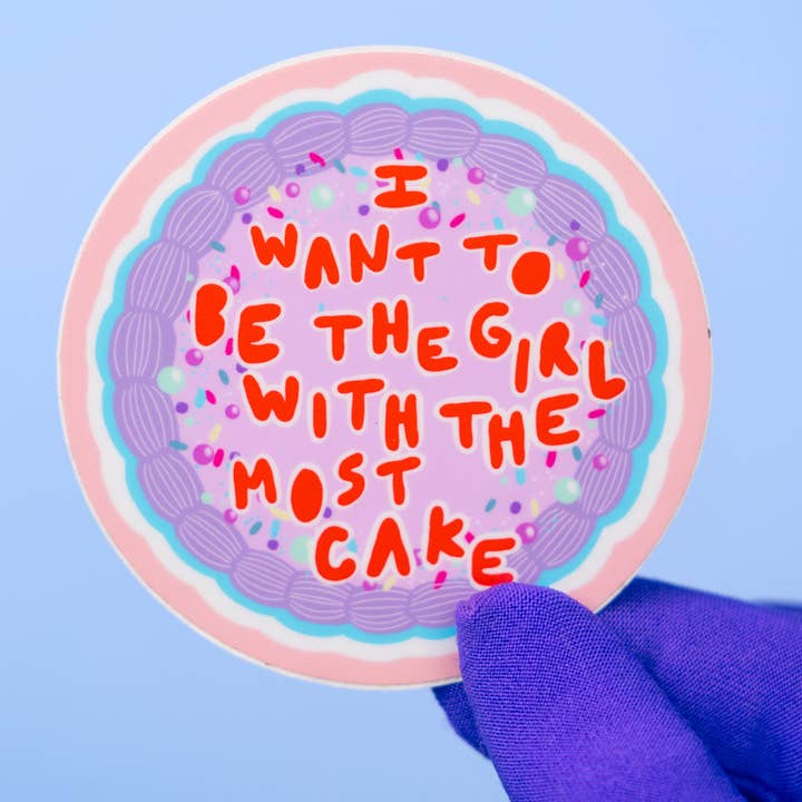 Fezziwigtoys - Wholesale Sticker - Most Cake - 90's Grunge Inspired Waterproof Vinyl Sticker