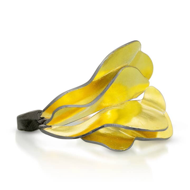 Double Ripple Ring for wholesale by Suzanne Schwartz Jewelry