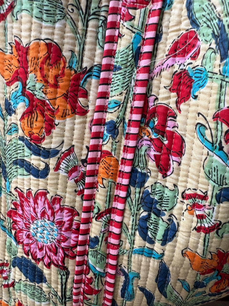 Bhawana Handicrafts - Wholesale Tote Bag - Women's - Floral Print Stylish Bag Indian Cotton Quilted Bag Women Bag3