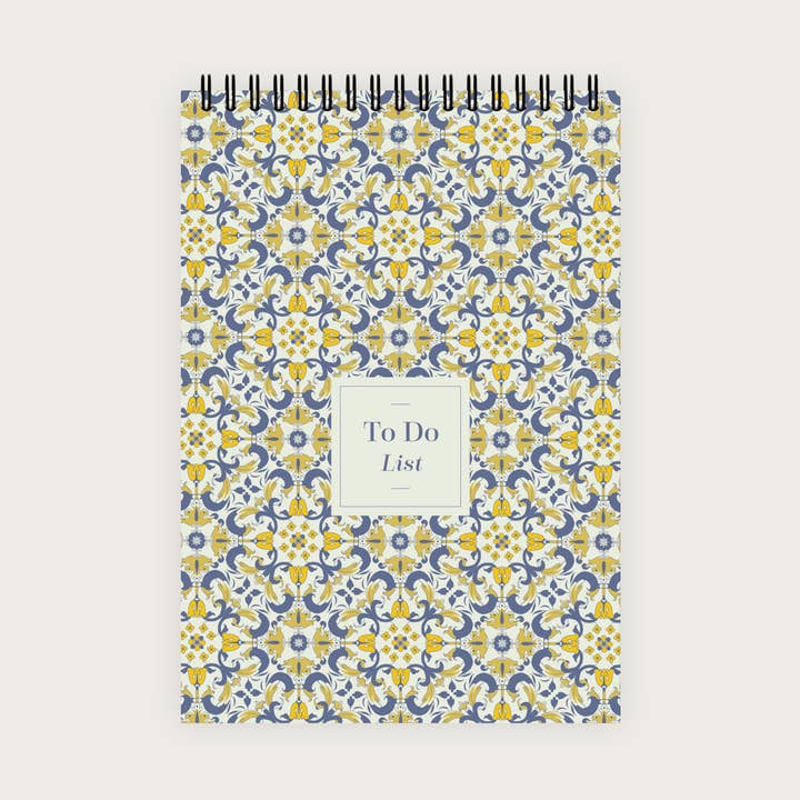 etmamu - Wholesale Planner - To-Do Azulejos Pattern No. 3 A50