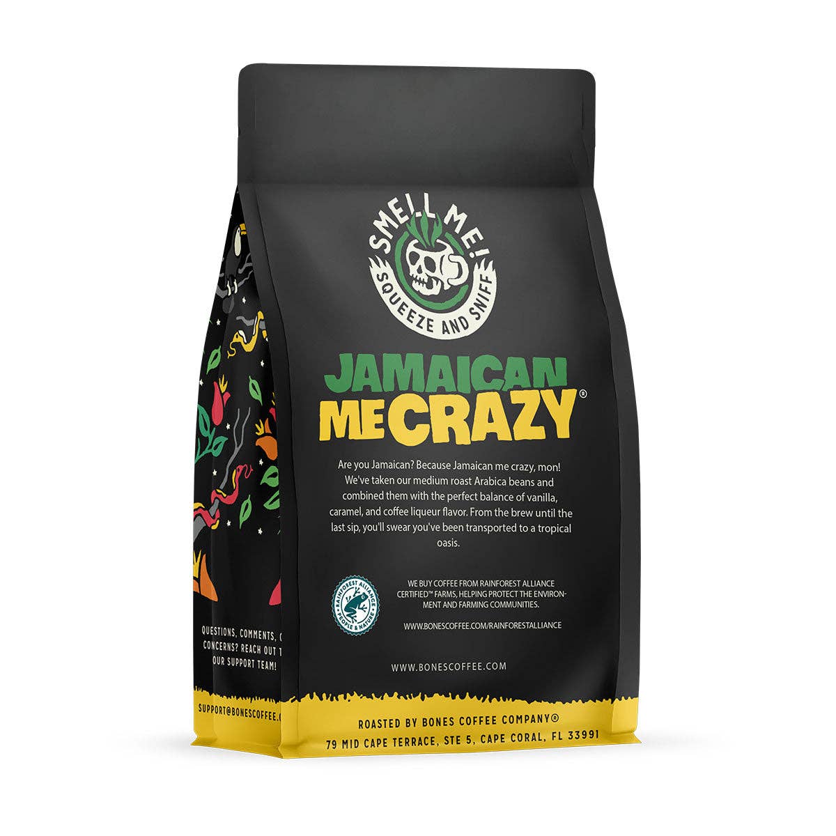 Bones Coffee Company - Vendita all'ingrosso Caffè in grani - Jamaican Me Crazy® Coffee | 340 g | Chicchi interi e macinato5