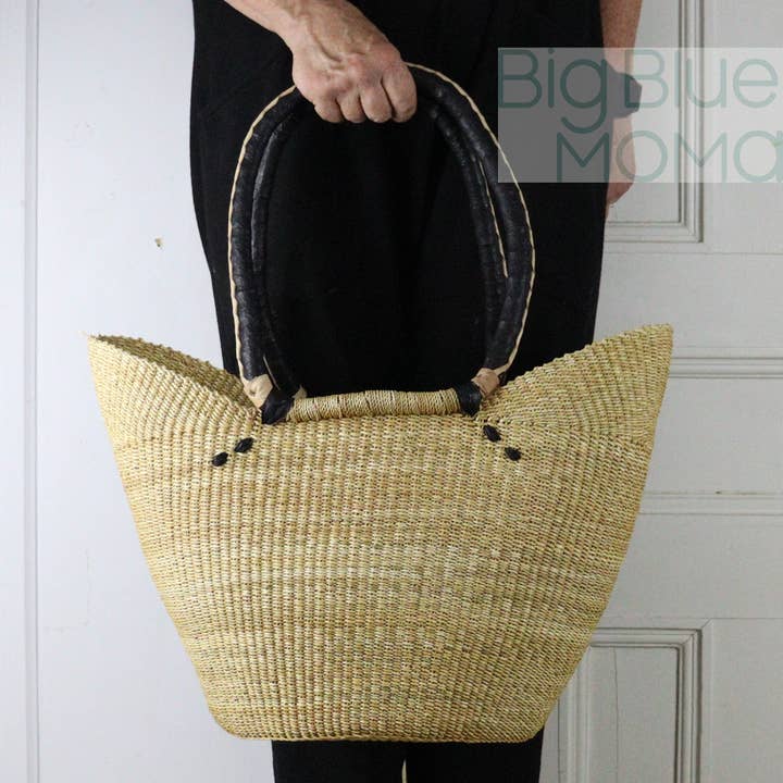 Big Blue Moma - Vente Sac de plage - Sac cabas à bandoulière - Palette naturelle17