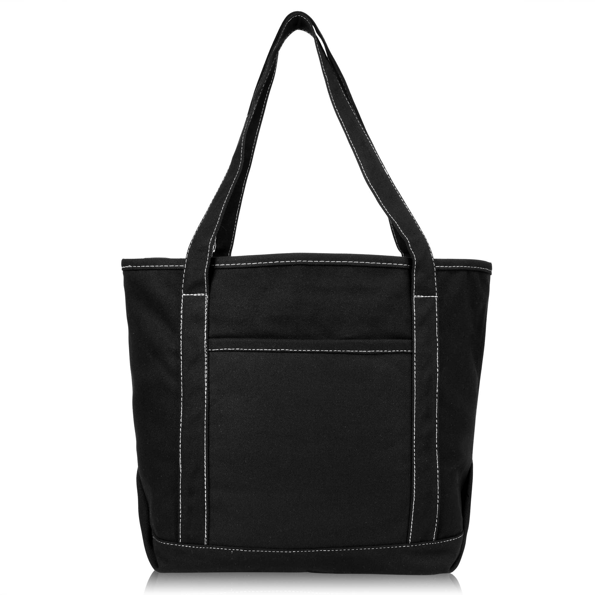 Dalix – wholesale Tote bag – Women's – DALIX 20" Solid Color Cotton Canvas Shopping Tote Bag5