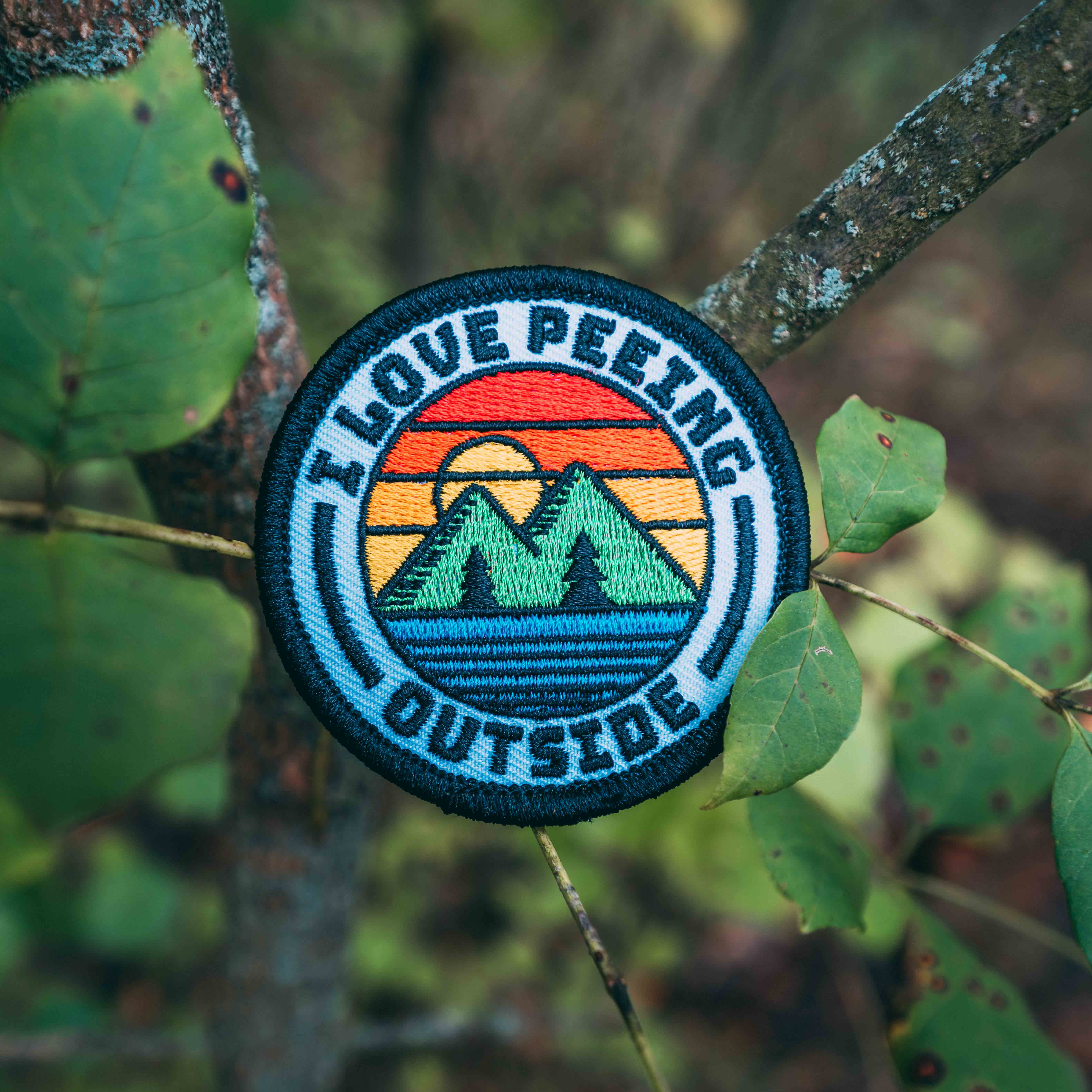 Hey Bear Outdoors – wholesale Lapp – Jag älskar att kissa utanför plåstret med värmeförseglingsstöd1