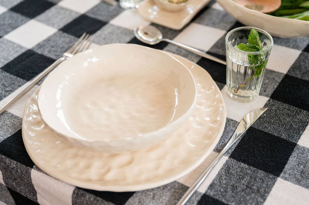 Semear - Wholesale Dinner Plate - Main Course, Ecru Fingers0