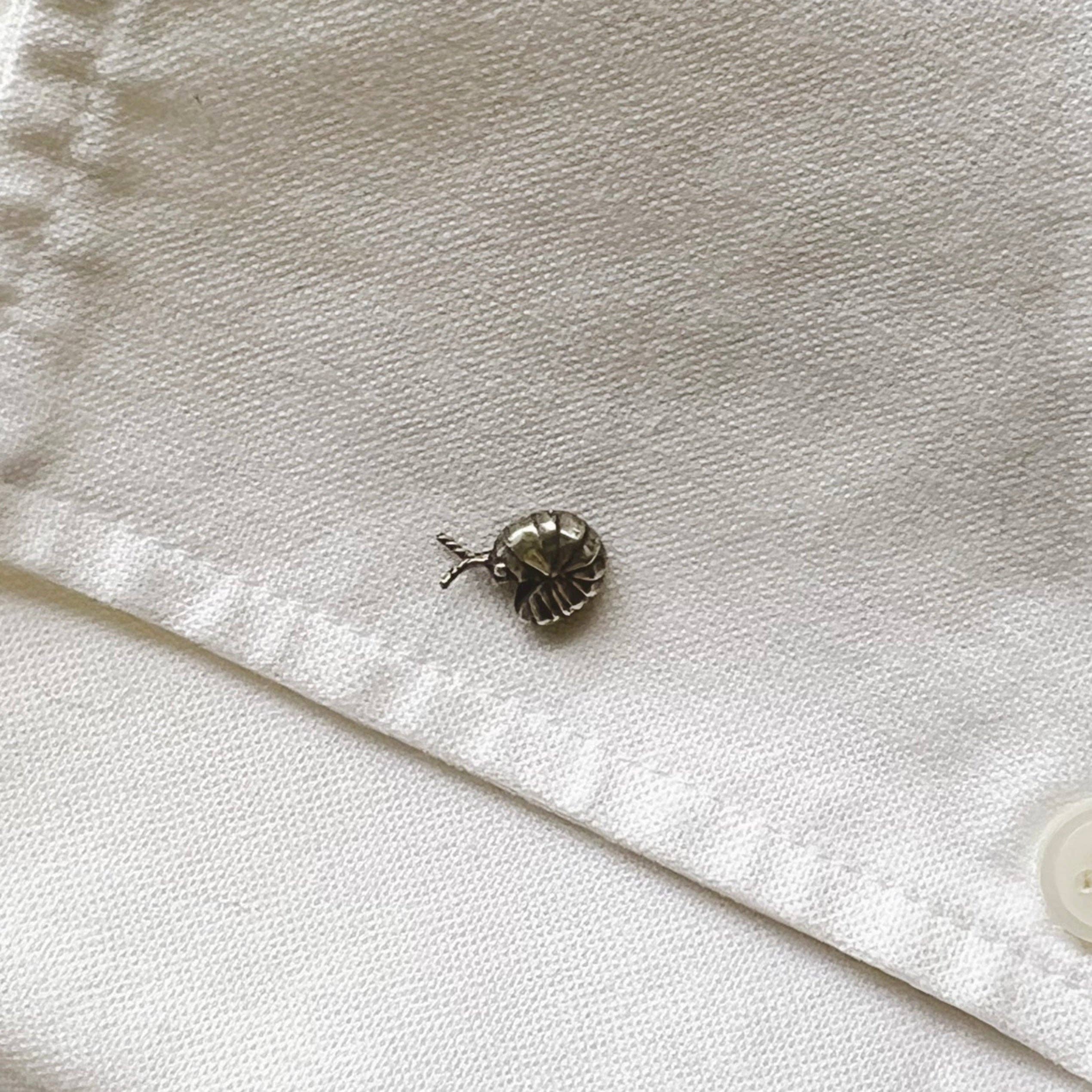 Metal Cloth & Wood – Alfinete/botão de lapela por atacado – Alfinetes de Isópode em Prata de Lei, Latão ou Bronze - Disponíveis Individualmente ou como Par Desigual! Presente Perfeito para Bicho-de-conta, Bicho-bola!2