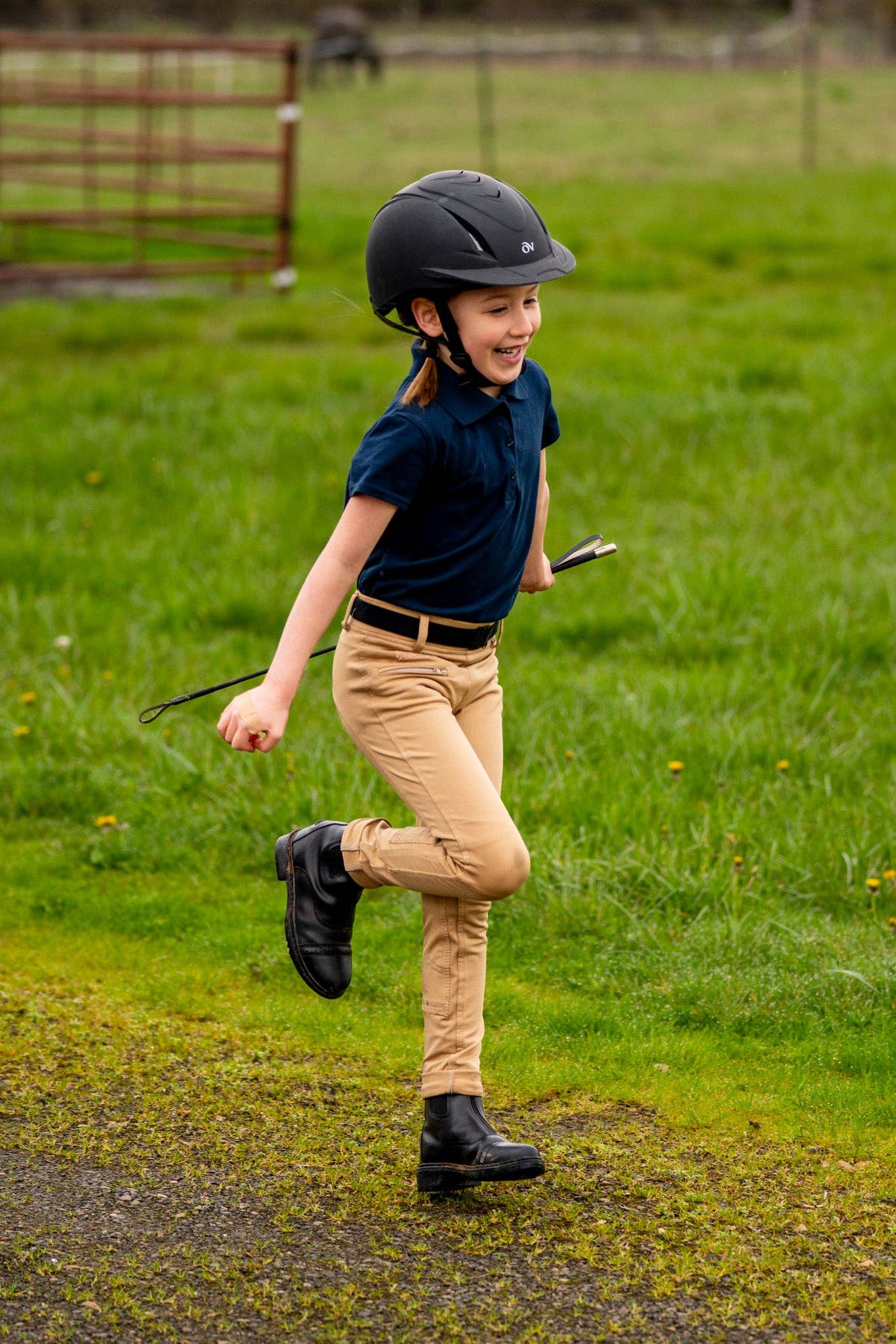 Grewal Equestrian - Vente Pantalon – enfant - Culotte d'équitation Apollo à enfiler pour enfants1
