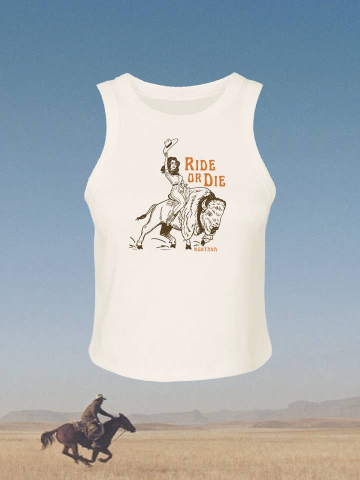 Camiseta de Tirantes "Ride or Die" para venta al por mayor de Intrigue Ink