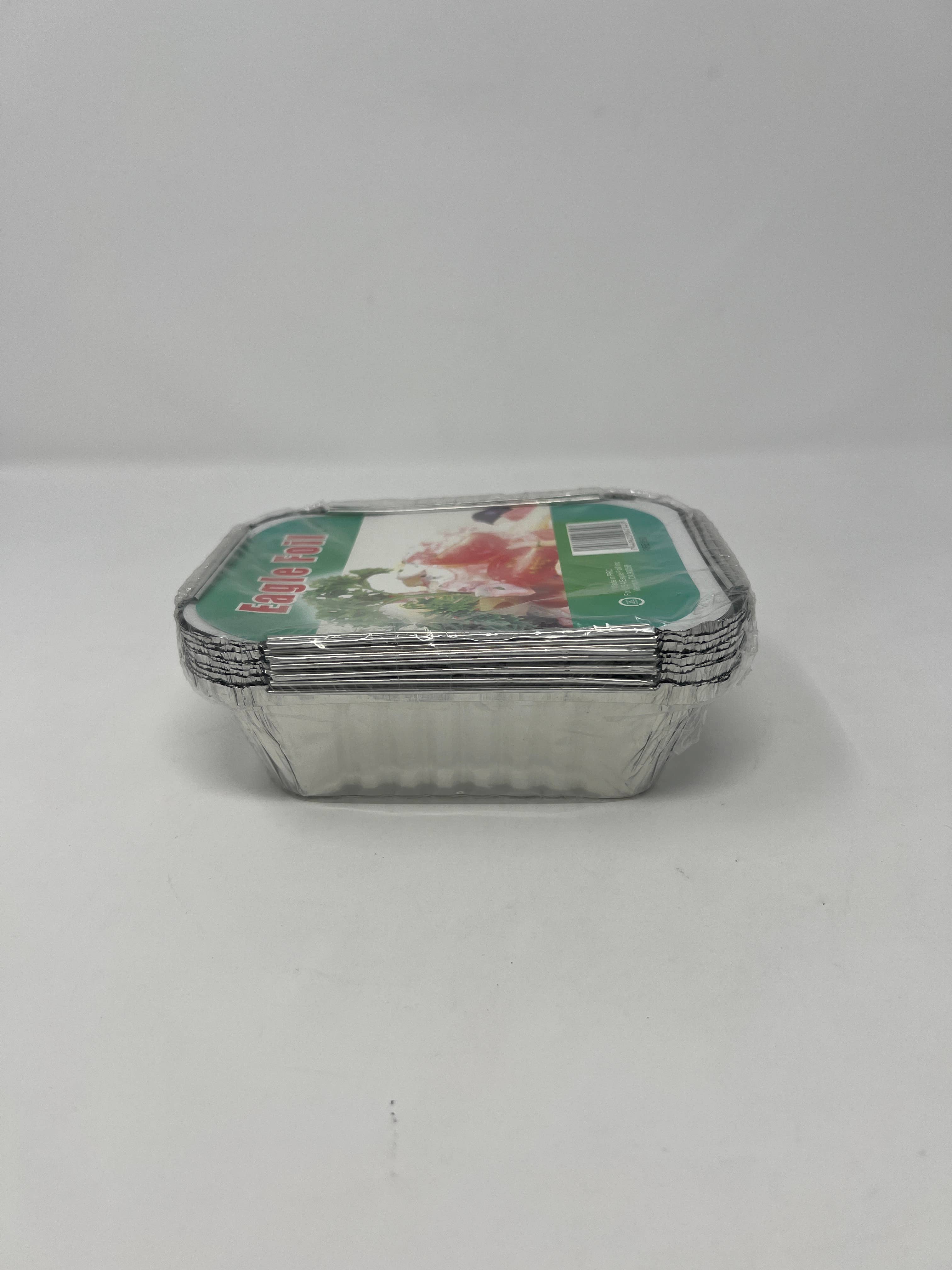 USA HomeMax - Wholesale Baking Dish - 10pc Mini Aluminum Foil Tray - 6"x5"x1.75"2