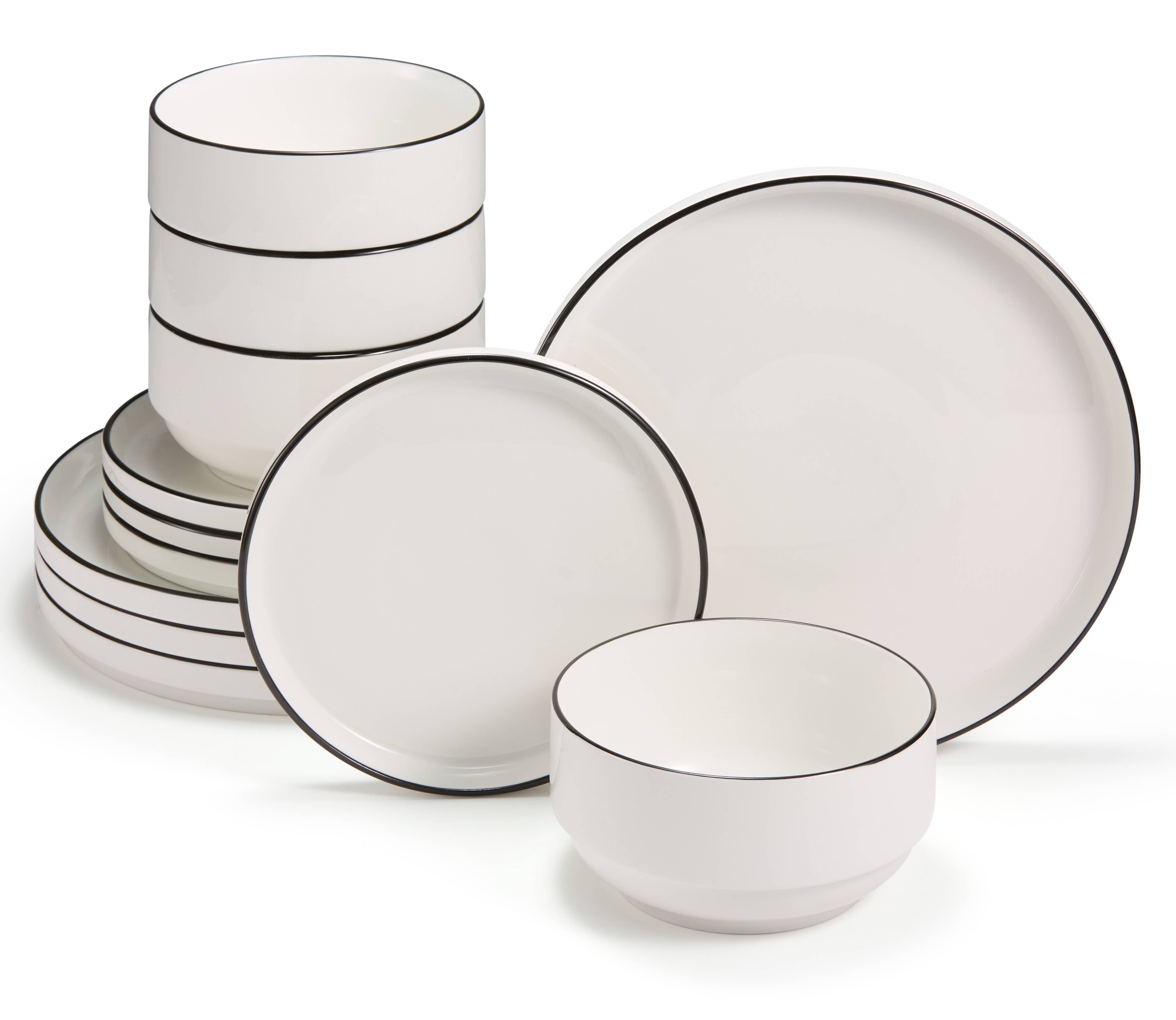 Kook - Wholesale Dinnerware Set - Kook Dinnerware Set, 12 Piece, Ceramic, Cambridge Classics
11