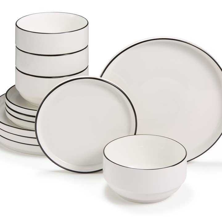 Kook - Wholesale Dinnerware Set - Kook Dinnerware Set, 12 Piece, Ceramic, Cambridge Classics
11