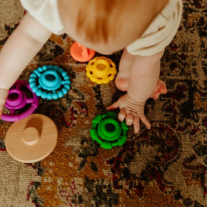 Jellystone Designs - Wholesale Stacking Rings Game - Baby - Wobble Stacker