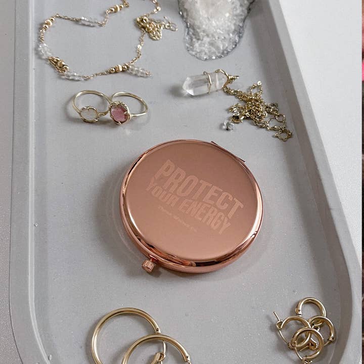 Skie Collective - Wholesale Compact mirror - Protect Your Energy Compact Mirror