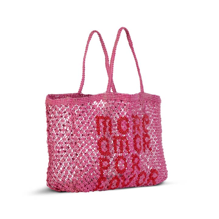 Tin Marin - Wholesale Tote bag – Women's - More Amor Por Favor Woven Jute Tote1